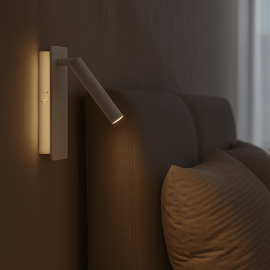 TWIRLLITE – Lámpara LED Rotatable para Iluminación de Cama Ajustable