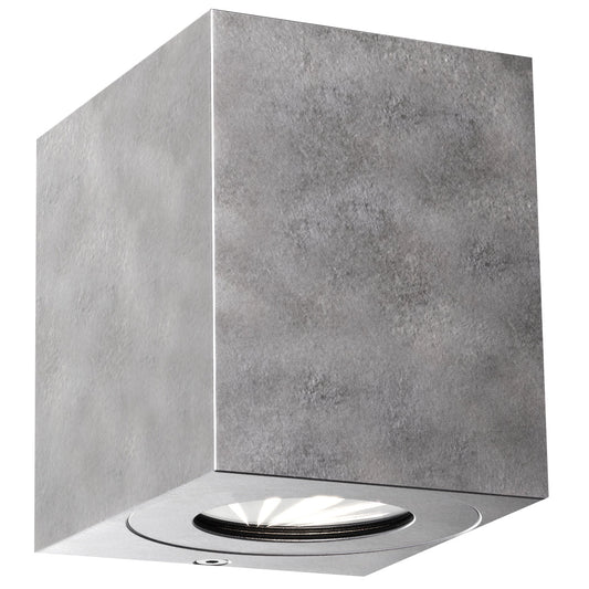Luz de Pared LED Canto Kubi 2, Galvanizada