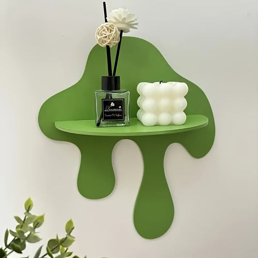CasaGrün: Estante de pared decorativo – ahorrador de espacio, robusto y colgante en estilo clásico para baño y pasillo