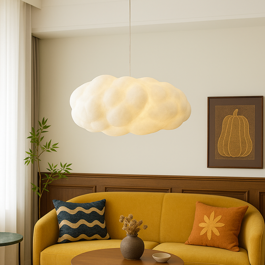 Cloudara: Lámpara colgante LED de diseño – elegante lámpara en forma de nube para salón y comedor
