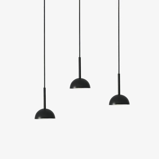 Cupolina: Lámpara colgante con estructura metálica geométrica y LED integrado – para cocina y entrada