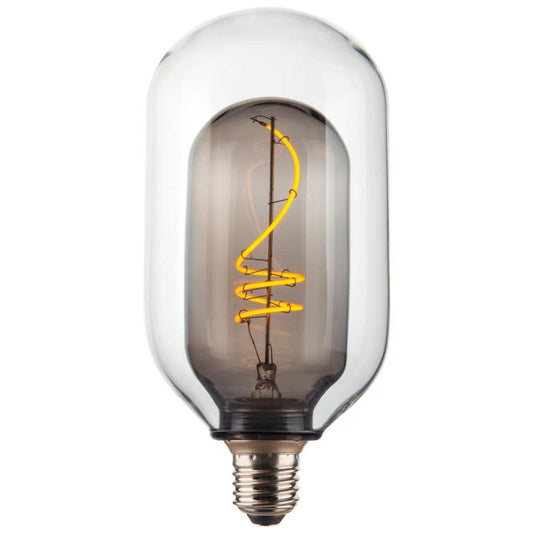 Bombilla Dimmable Deco E27 T95, Ahumada/Transparente