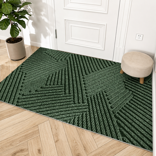 Alfombra de Entrada Antideslizante y Duradera | Alfombra Moderna Resistente a la Suciedad
