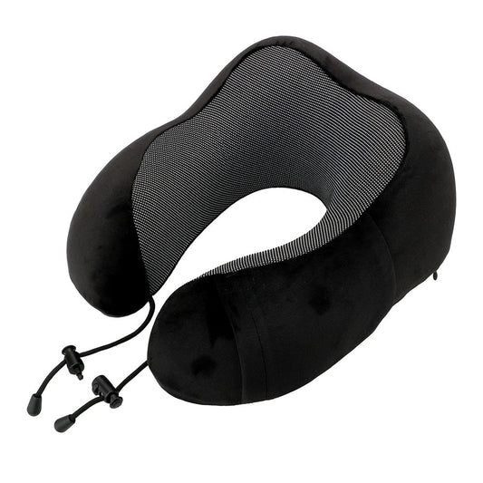 EinfachesReisen: Almohada de viaje ergonómica – soporte ortopédico y alivio de presión para avión y coche