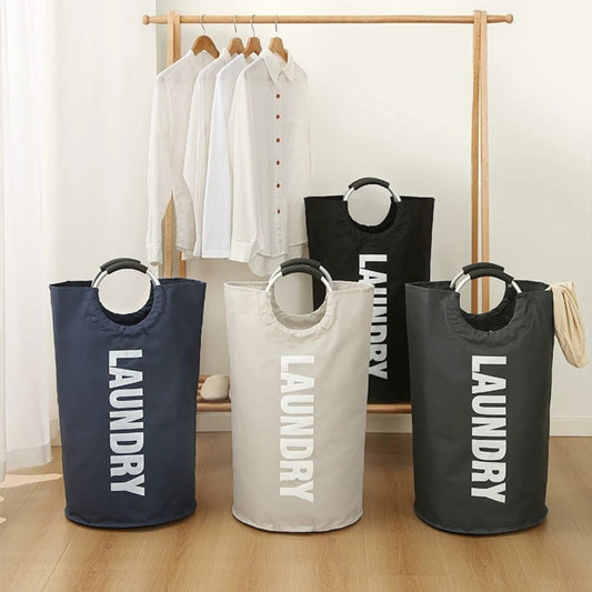 FlexiLaden: Cesta de ropa plegable – repelente al agua, duradera y perfecta para grandes cargas de ropa