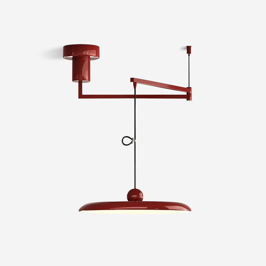 Fluxa: Lámpara colgante LED ajustable en altura de metal – para cocina y comedor