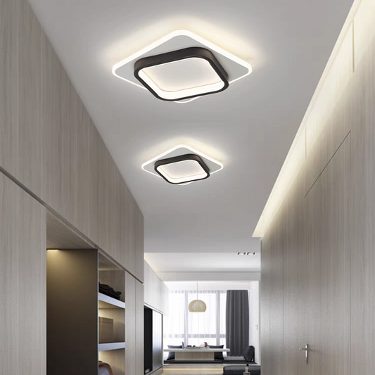 GlanzRaum: Lámpara de techo LED moderna – elegante y brillante para la sala de estar