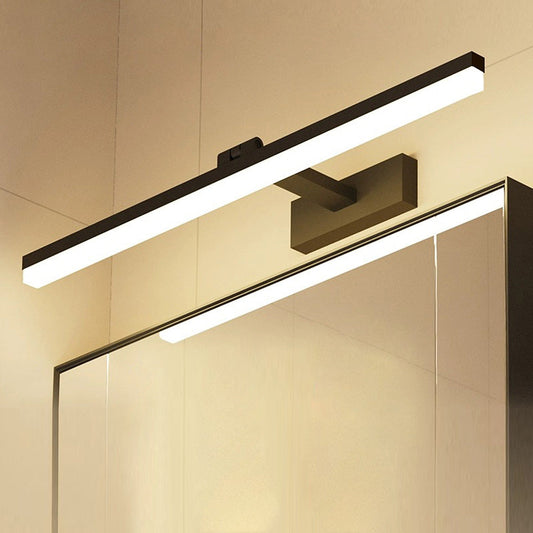 GlanzSpiegel: Lámpara de pared LED minimalista – elegante y eficiente en energía para baños