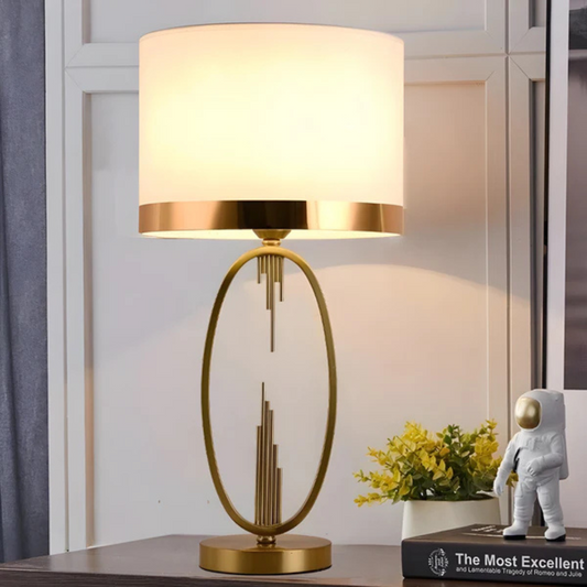 Glühkugel: Lámpara de mesa LED regulable con diseño metálico elegante – para oficina y mesita de noche