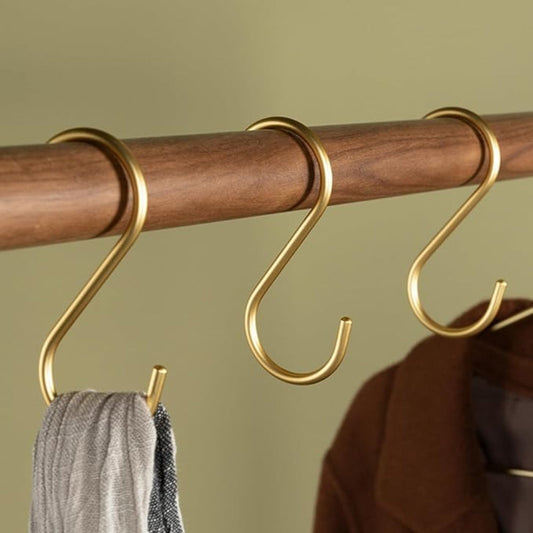 HakenStern: Colgadores en diseño S – robustos, ahorradores de espacio y versátiles para ropa, bolsas y cocina (set de 3)