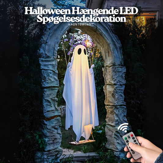 HauntSwing™ – Decoración LED Fantasma Suspendido para Halloween
