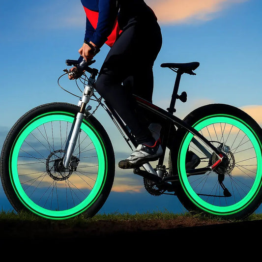 Iluminación de válvula de bicicleta de alta calidad con LED – Perfecta para paseos nocturnos