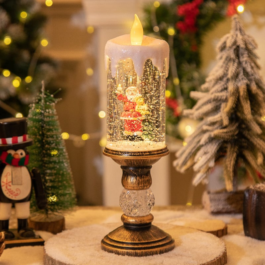 JollyLight™ – Vela LED de Navidad con Santa Claus
