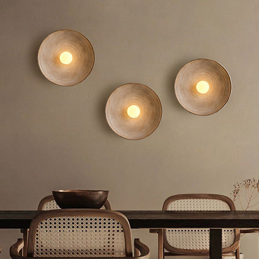 KiyoWood: Lámpara de pared LED de madera – luz y diseño japonés