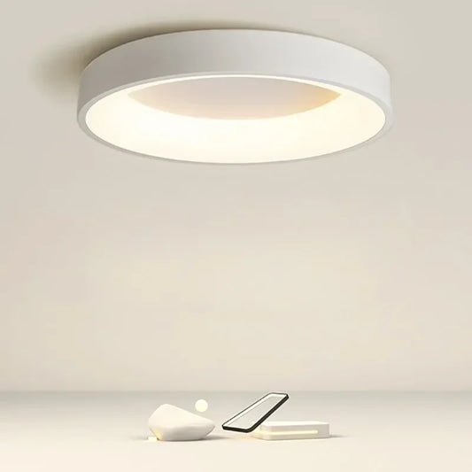 LichtAura: Lámpara de Techo LED Nórdica Redonda