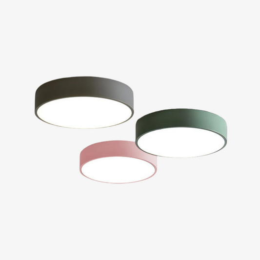 LumiDisc: Lámpara de techo LED redonda – Lámpara de superficie plana con diseño moderno