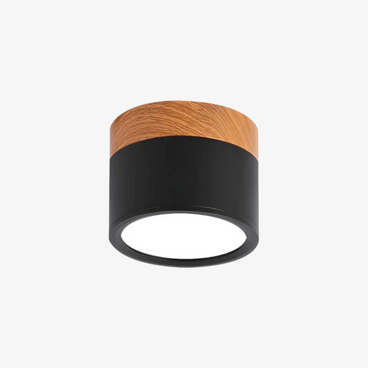 LumiKnot: Lámpara de techo de madera en estilo Japandi – Lámpara LED de superficie moderna para sala de estar y pasillo