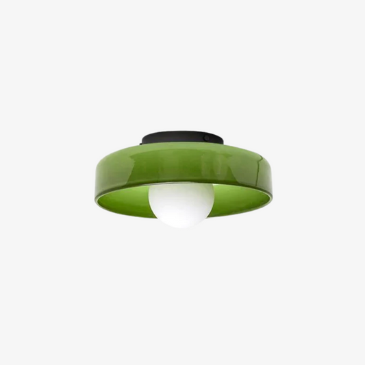 LumiPearl: Aplique de vidrio y lámpara de techo – Lámpara de diseño moderno en estilo retro
