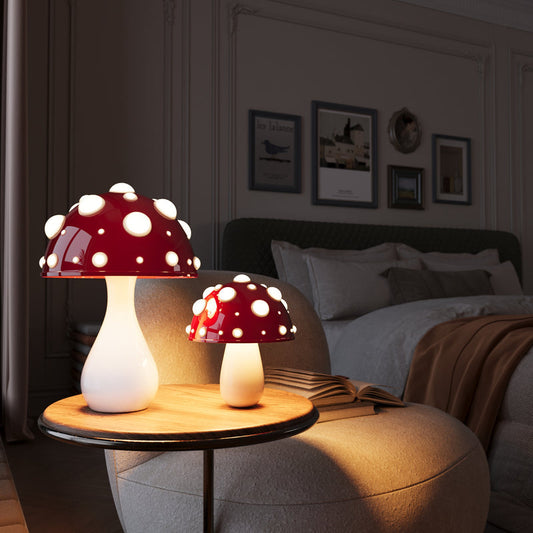 LumiShroom: Lámpara de Mesa LED en Forma de Hongo – Luz Decorativa Cálida para Dormitorios y Salones