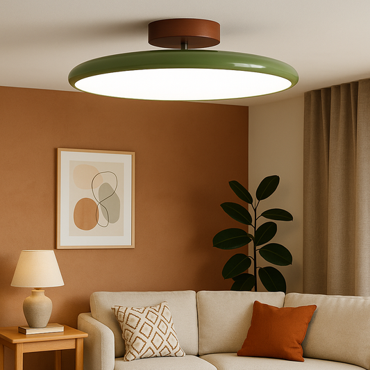 LumoDrift: Lámpara de techo LED ajustable – diseño moderno de foco
