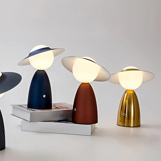 LumoTouch: Lámpara de Mesa LED Inalámbrica – Recargable y Control Táctil para Habitaciones Infantiles y Mesitas de Noche