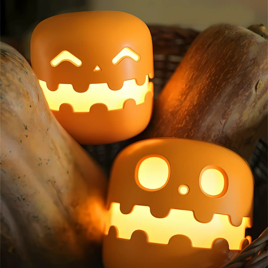 MysticGourd™ – Lámpara Calabaza Sonriente Recargable