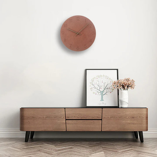 NaturTakt: Reloj de pared de madera elegante y silencioso – para dormitorio y oficina