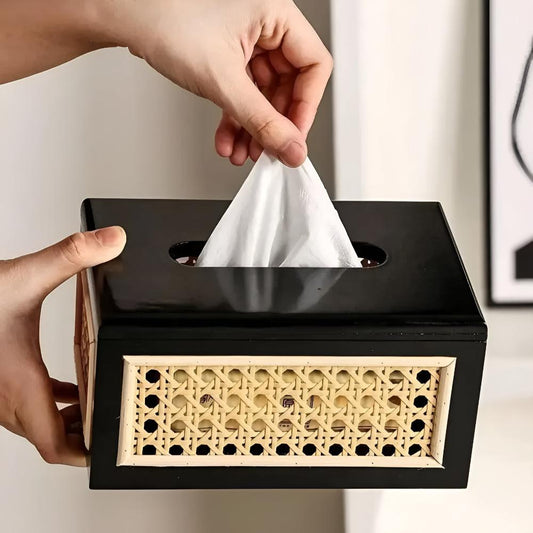 NordAkzent: Caja de pañuelos Japandi – moderna, sencilla y decorativa para el dormitorio y la oficina