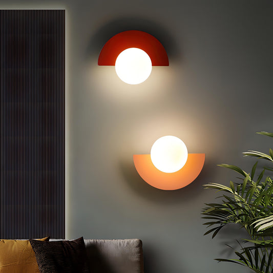 NordEver: Lámpara de pared LED Semicírculo – luz de pared moderna y diseño