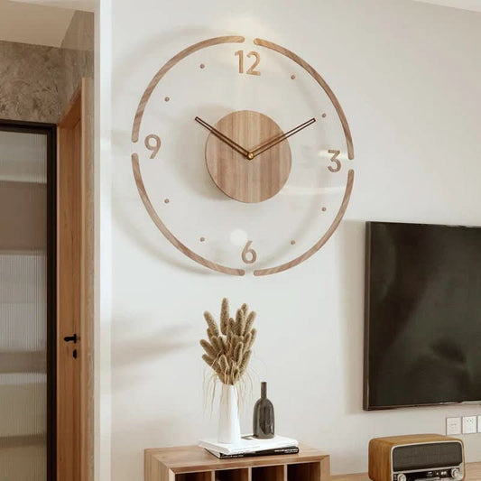 Reloj de pared creativo nórdico minimalista
