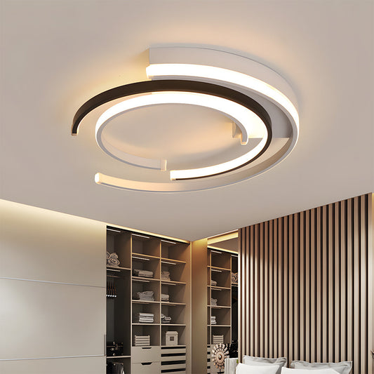 NordischHell: Lámpara de techo LED moderna plana – elegante y funcional para sala de estar y comedor