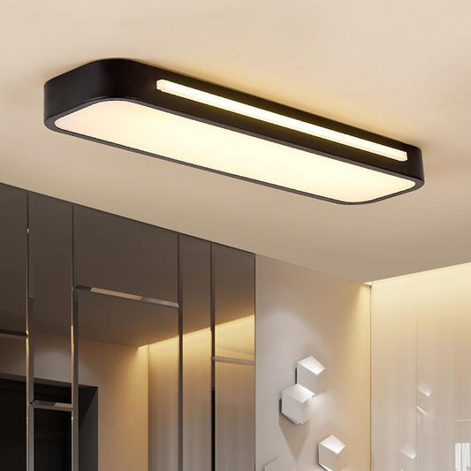 NordischeLinie: Larga lámpara de techo LED minimalista – moderna y elegante para comedores y salas de estar