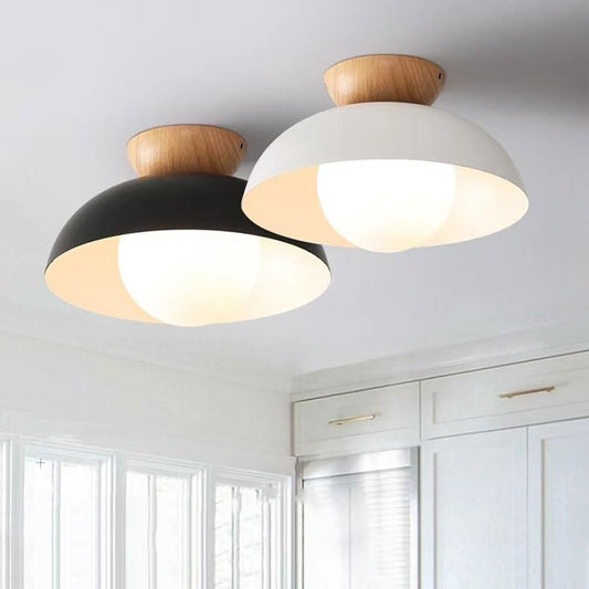 NordischesLicht: Lámpara de techo de vidrio sostenible, moderna y minimalista – elegante y acogedora para comedores y salas de estar