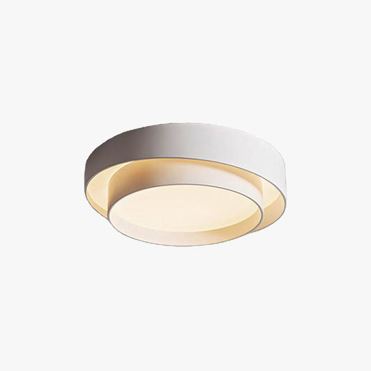 Norvyn: Lámpara de techo LED redonda en estilo Art Déco nórdico – para salas de estar y dormitorios