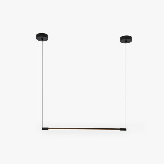 Nuvria Moderna Lámpara Colgante LED Negra de Metal – Para Salas de Estar y Comedores