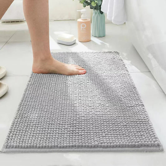VeluSoft: Alfombrilla de baño suave – Alfombra de baño antideslizante y de secado rápido