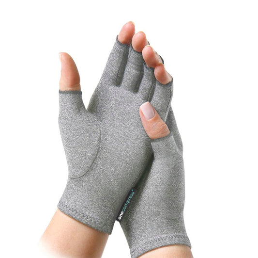 HandGriff™ Guantes de Compresión | Alivio del Dolor & Soporte | Dedos Abiertos | Comodidad de Fibra de Bambú