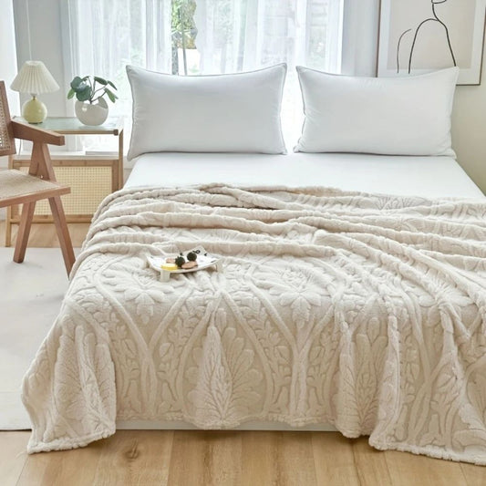 Manta de Forro Polar Jacquard Parisina