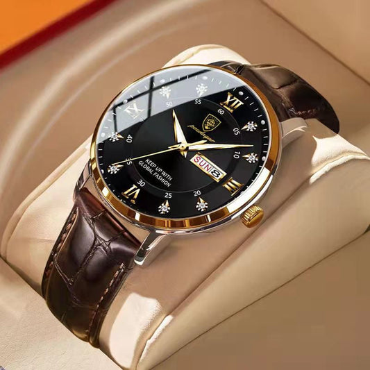 Reloj de pulsera para hombre Robuust – resistente al agua, manecillas luminosas, para uso empresarial y al aire libre