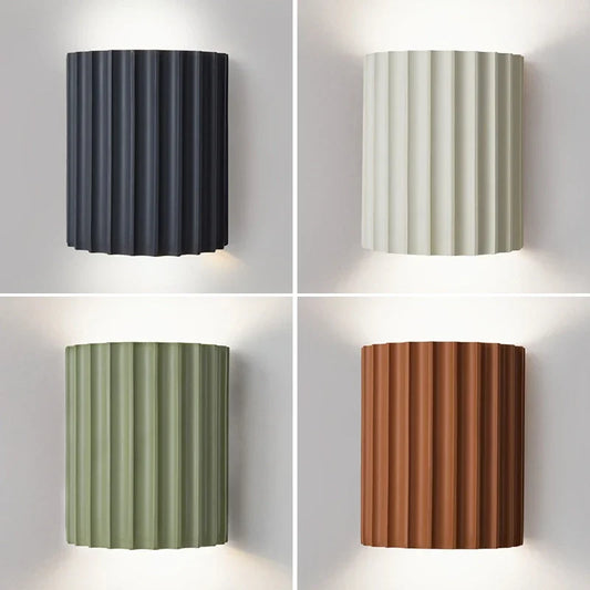 Lámpara de Pared de Resina Moderna Nórdica | Luz de Pared Interior Elegante