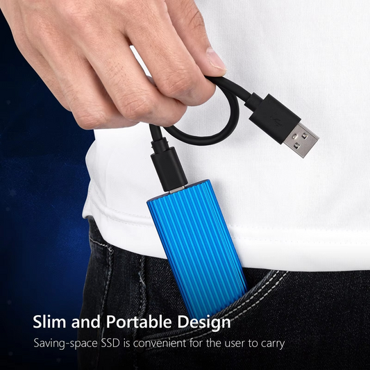 SSD Portátil Ultra-Rápido - Unidad de Estado Sólido USB 3.1