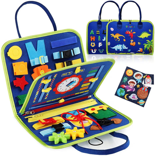 Mesa Montessori para Niños Pequeños - Juguete Activo para el Desarrollo de Habilidades Motoras, Regalo Perfecto de Navidad para Edades 1-4