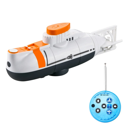Súper Mini Submarino Radiocontrolado - Juguete Subacuático Impermeable para Niños, Regalo de Navidad y Año Nuevo