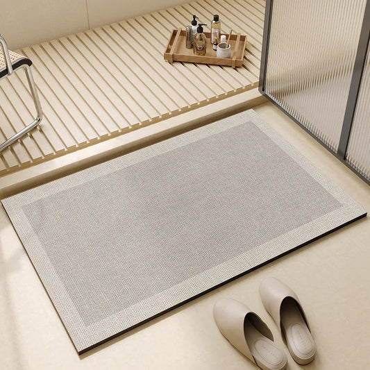 Alfombrilla de Baño Súper Absorbente | Alfombrilla de Baño Antideslizante de Secado Rápido
