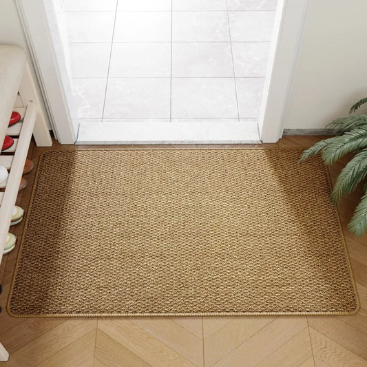 Alfombrilla de Exterior de Yute Sintético | Alfombra de Entrada Resistente