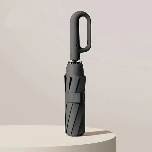 20 Varillas Paraguas Plegable Resistente al Viento de 105CM para Hombres, Mango Grande, Resistente al Agua