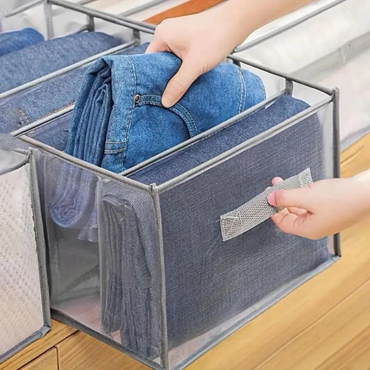 SchrankHeld: Organizador de ropa con asa – estable, fácil de cuidar y perfecto para ropa y accesorios