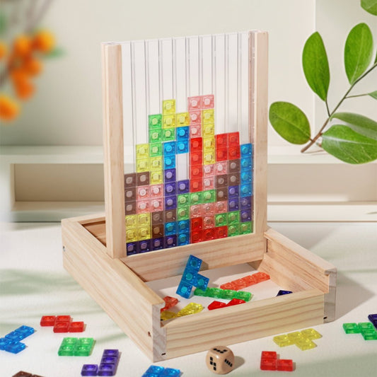 ECOBLOCK – Rompecabezas de Madera para Diversión Sostenible y Entrenamiento Cerebral