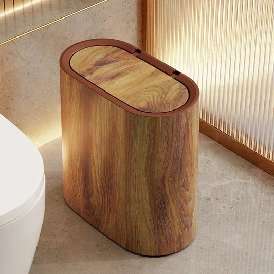 Cubeta de Basura con Diseño de Mármol