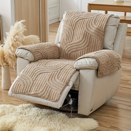 Cubierta para Sofá Recliner Antideslizante Gruesa Silven Plush